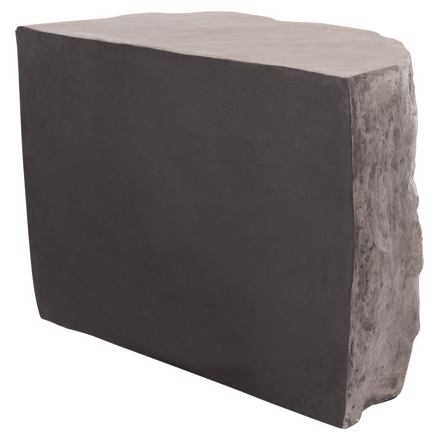 CONSOLE ROCK INTERON HM18152.03 FIBER CEMENT IN GREY--120x50x71Hcm.