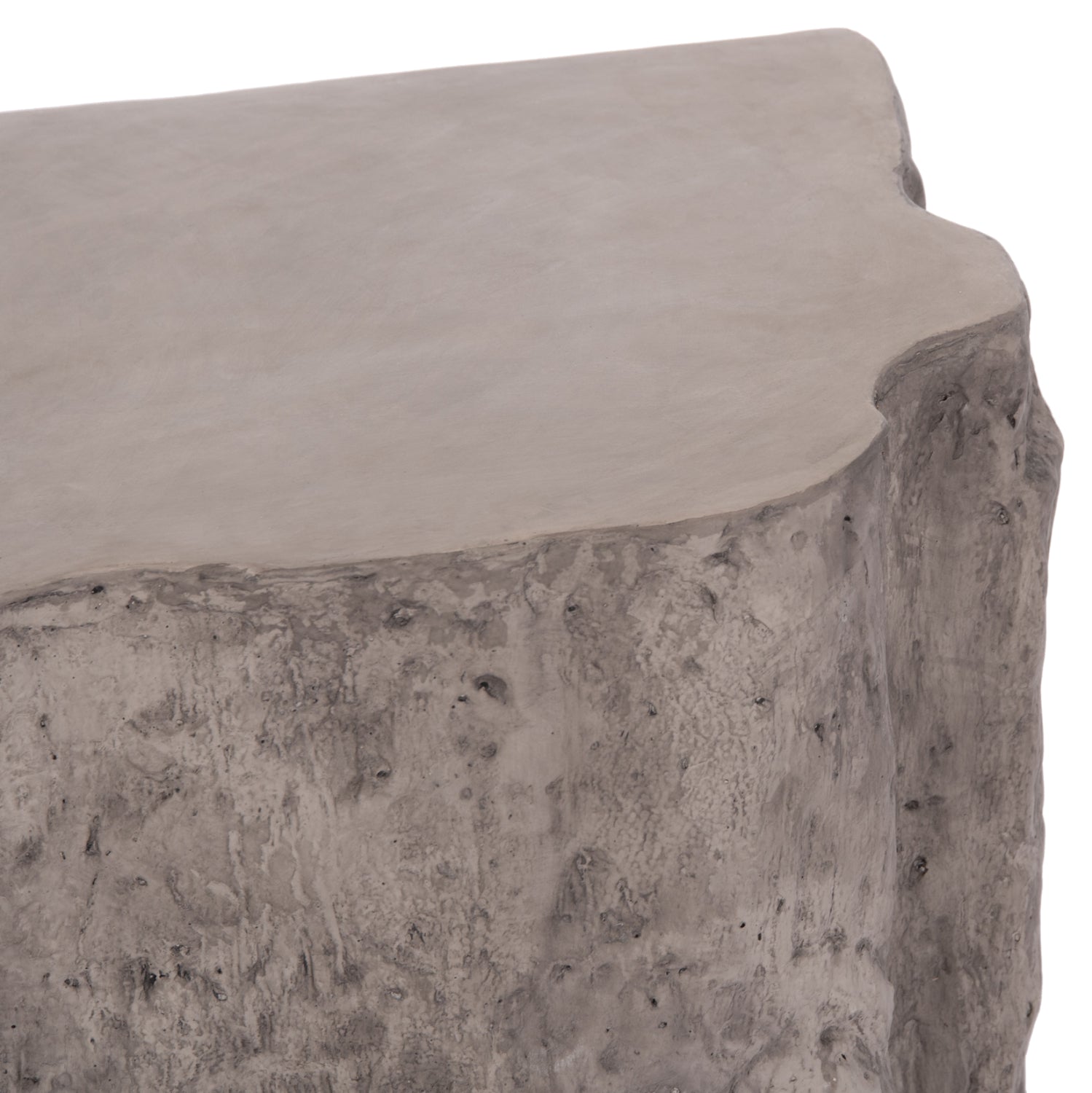 CONSOLE ROCK INTERON HM18152.03 FIBER CEMENT IN GREY--120x50x71Hcm.