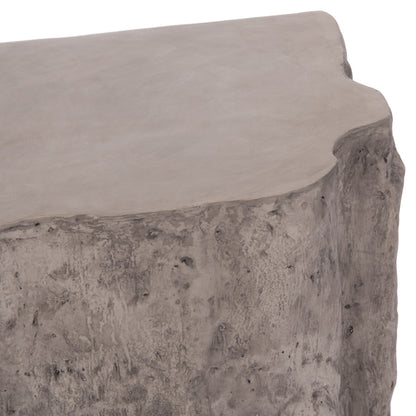 CONSOLE ROCK INTERON HM18152.03 FIBER CEMENT IN GREY--120x50x71Hcm.