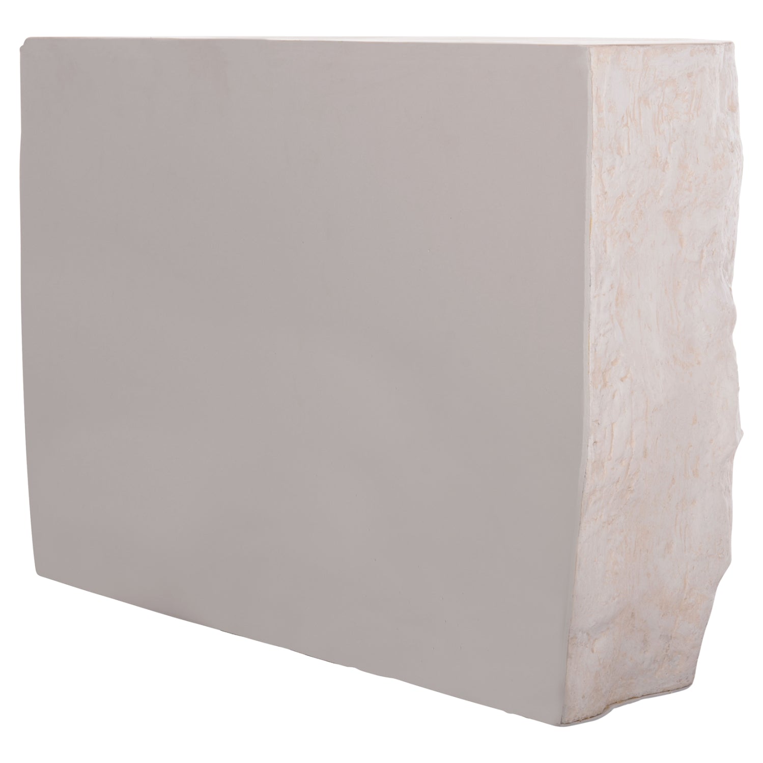CONSOLE ROCK INTERON HM18152.02 FIBER CEMENT IN WHITE--120x50x71Hcm.cm.