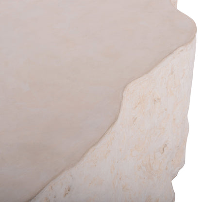 CONSOLE ROCK INTERON HM18152.02 FIBER CEMENT IN WHITE--120x50x71Hcm.cm.