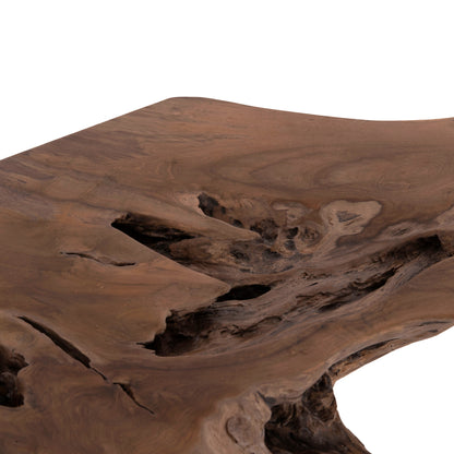 CONSOLE GRIMAL HM18298 TEAK WOOD (ROOT)--NATURAL COLOR 125x46x80Hcm.