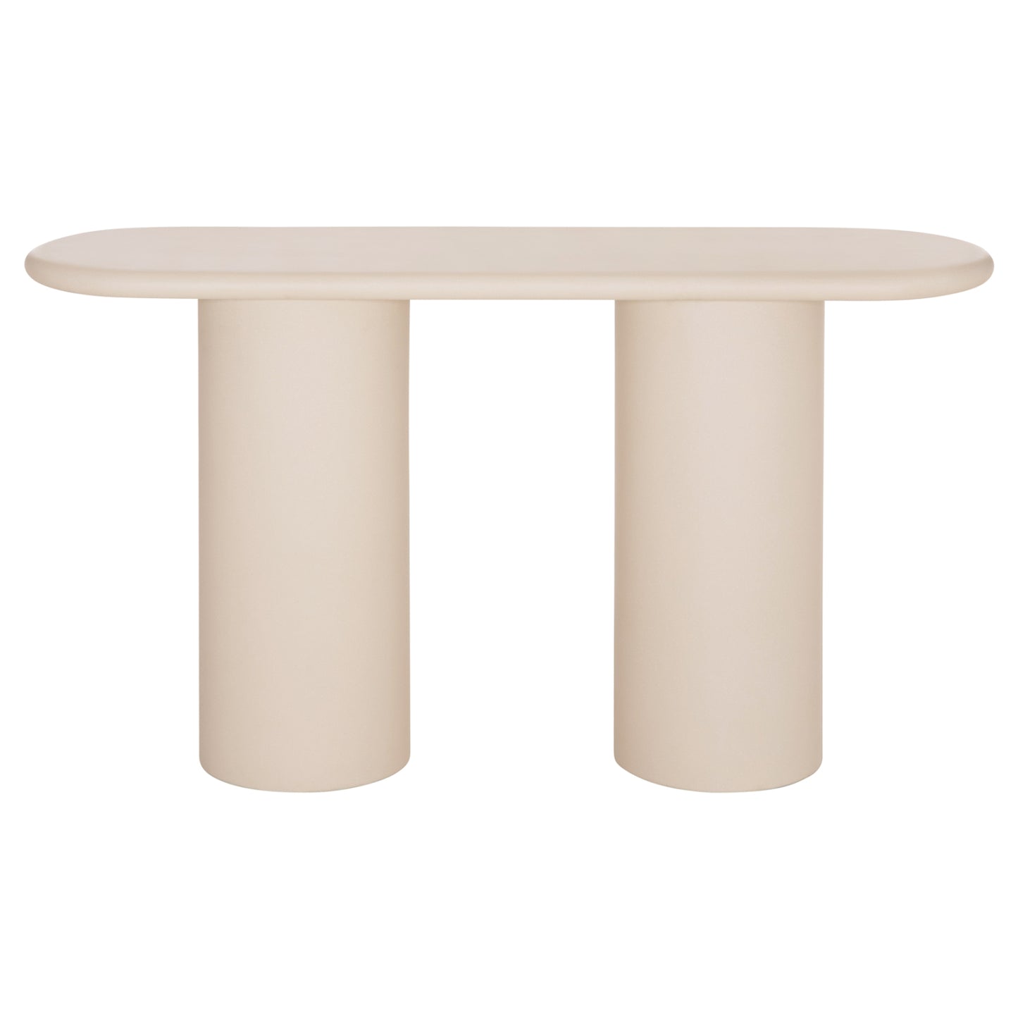 CONSOLE KENJI HM6584.02 FIBER CEMENT IN LIGHT BEIGE--140x40x77Hcm.