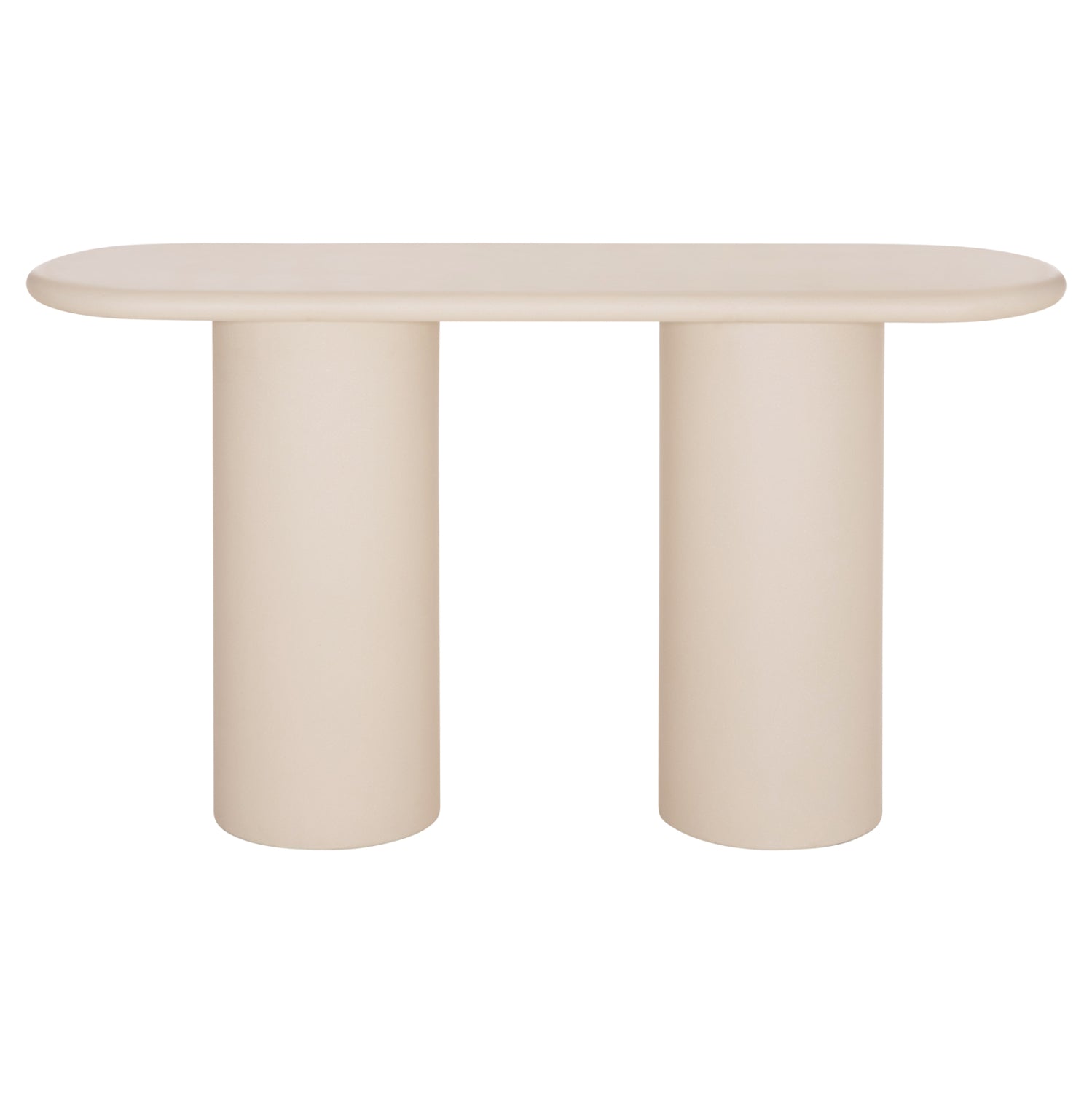 CONSOLE KENJI HM6584.02 FIBER CEMENT IN LIGHT BEIGE--140x40x77Hcm.