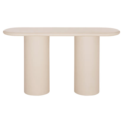 CONSOLE KENJI HM6584.02 FIBER CEMENT IN LIGHT BEIGE--140x40x77Hcm.