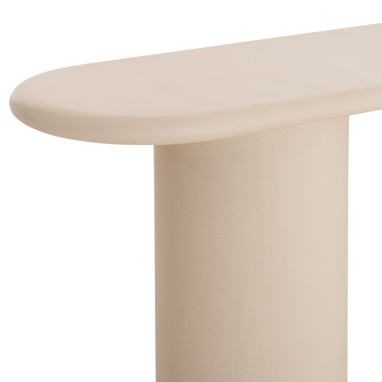 CONSOLE KENJI HM6584.02 FIBER CEMENT IN LIGHT BEIGE--140x40x77Hcm.