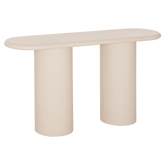 CONSOLE KENJI HM6584.02 FIBER CEMENT IN LIGHT BEIGE--140x40x77Hcm.
