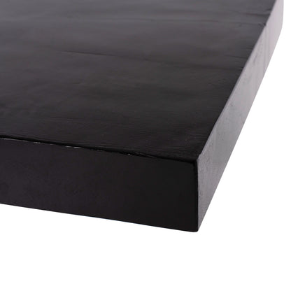 CONSOLE HM9356 SOLID TEAK NATURAL-BLACK 150X40X80H