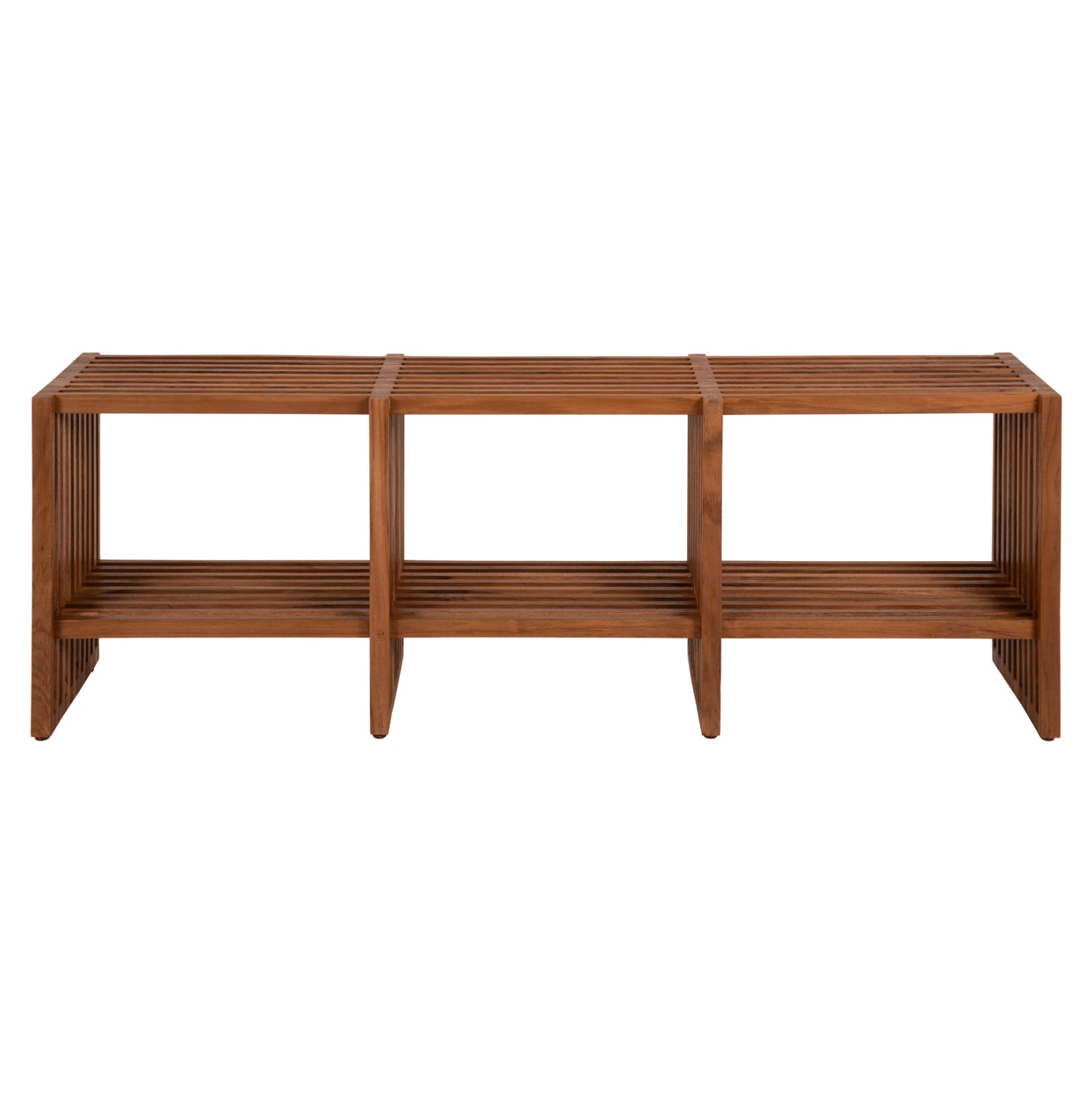CONSOLE NYA HM9831 SOLID TEAK WOOD IN NATURAL COLOR 130x29,5x46H cm.