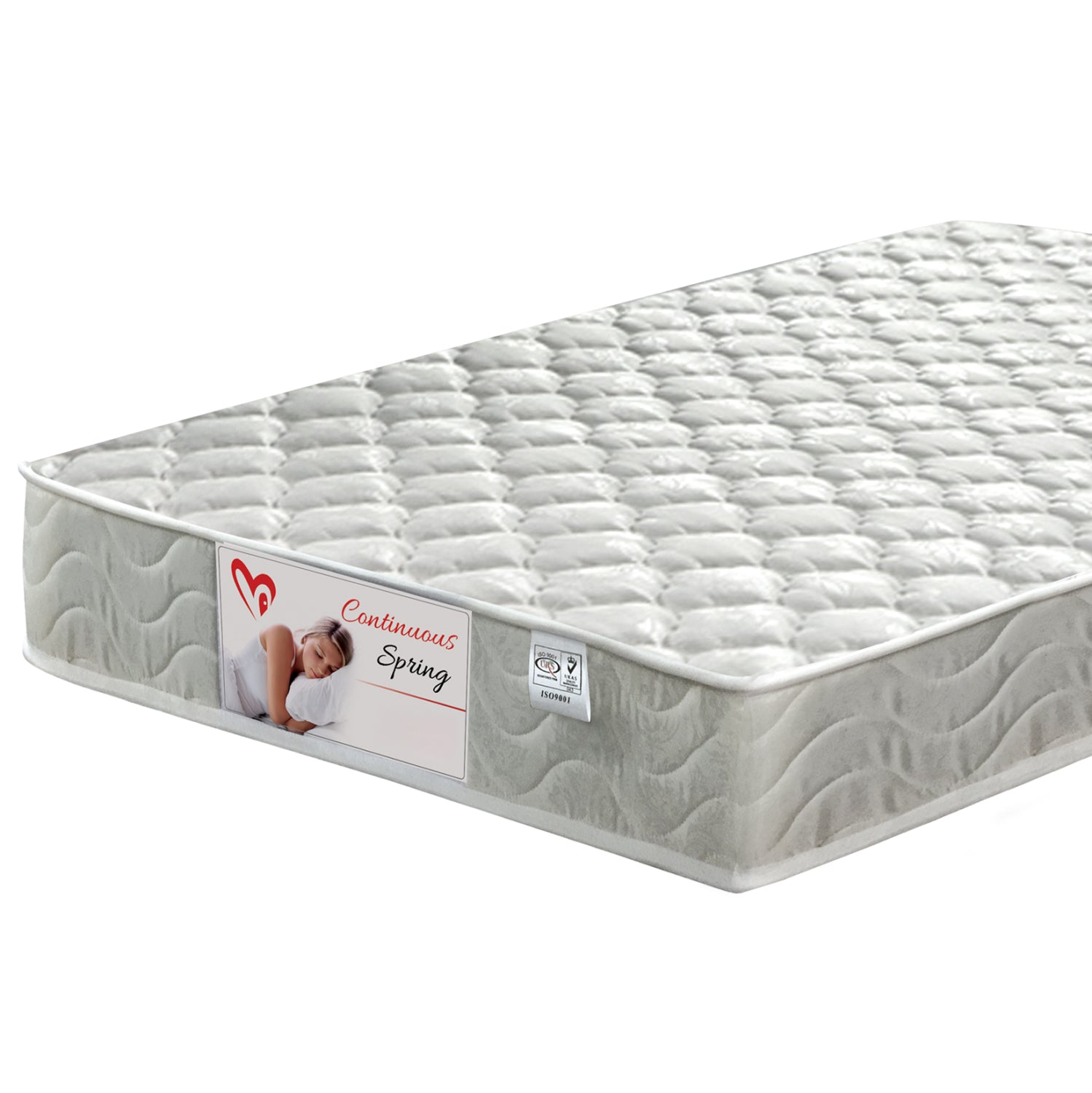 BUNK BED WITH FLOOR DRAWERS & MATTRESSES RAYVEN HM21336.02 WOOD BEECH COLOR-METAL--FOR 90X190cm.