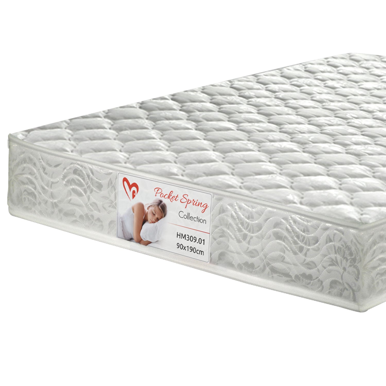 BUNK BED BEAMER HM21320 PINE WOOD IN WHITE--FOR MATTRESSES 90 & 140x190cm.