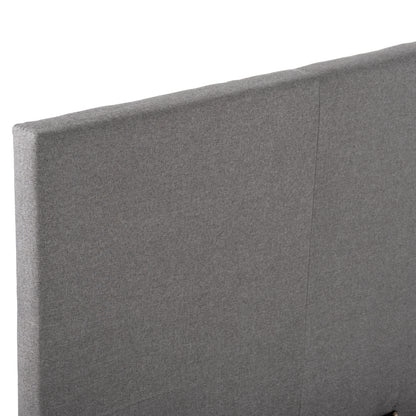 GRAY FABRIC BED HM553.11 FOR MATTRESS 150x200 EK.