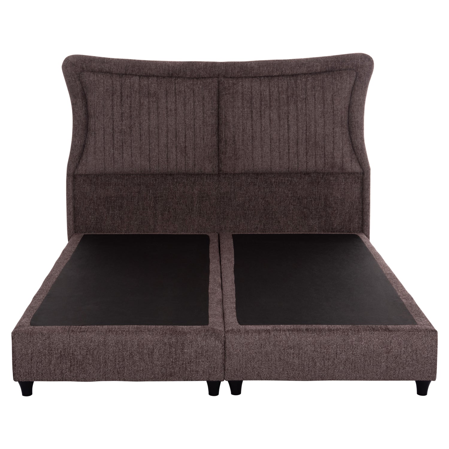 DOUBLE BED NESTOR HM715.02 BROWN TEDDY FABRIC FOR MATTRESS 160x200cm.