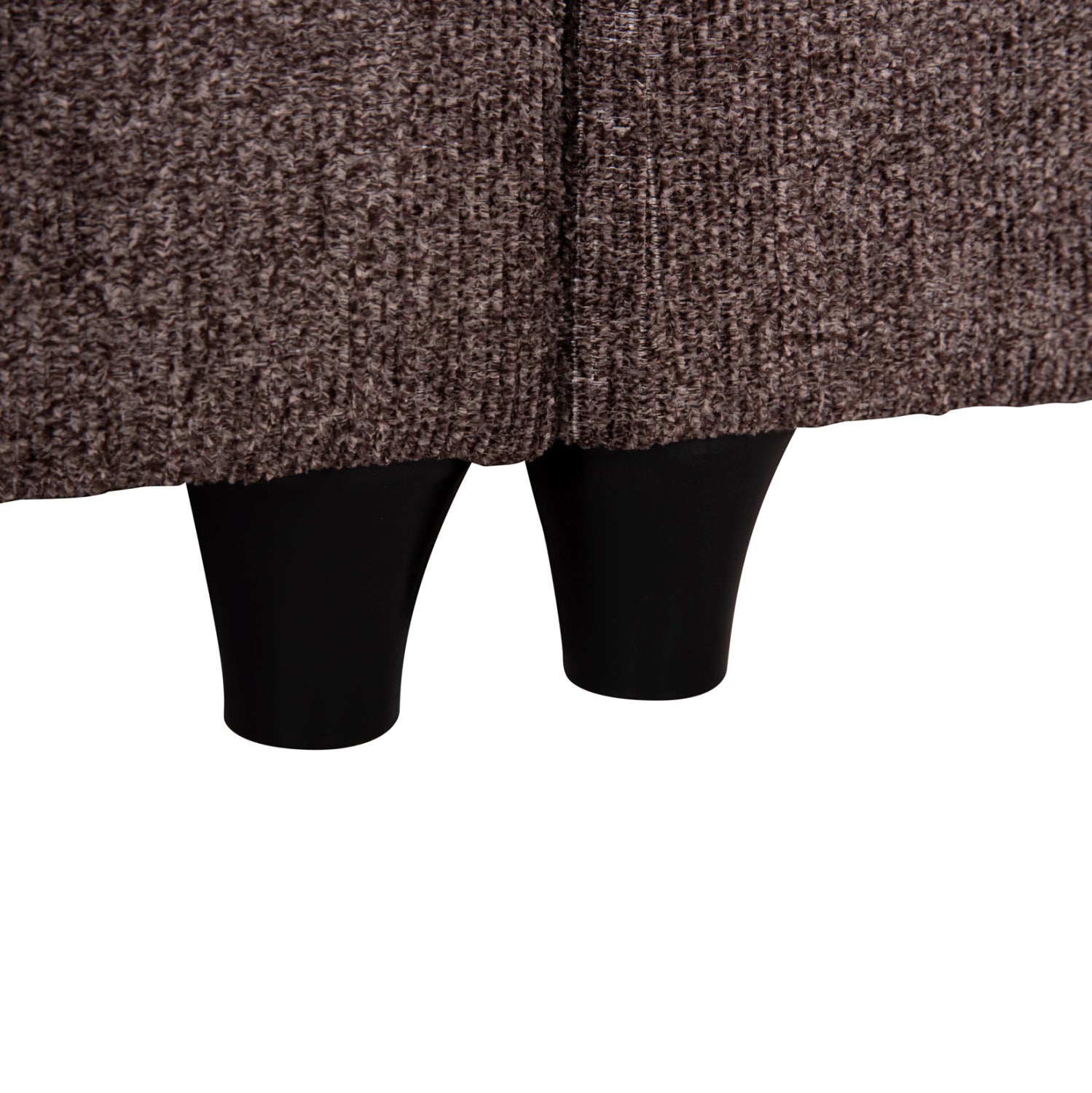 BED DOUBLE-SIZE LUTHER HM717.02 BROWN TEDDY FABRIC--FOR MATTRESS 160x200cm