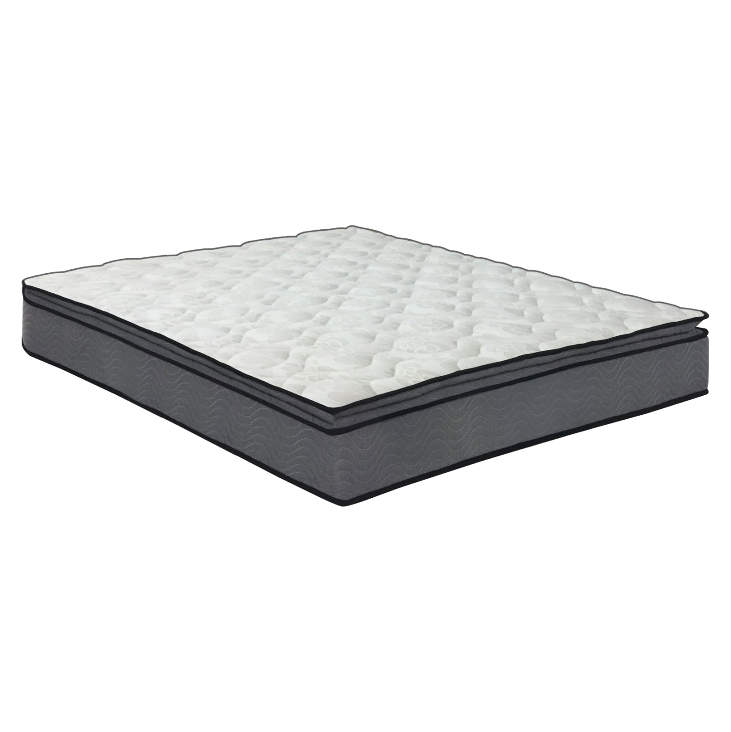 DOUBLE BED WITH MATTRESS & STORAGE SPACE RAMON HM21168 GREY BOUCLE FABRIC--FOR 160x200cm.