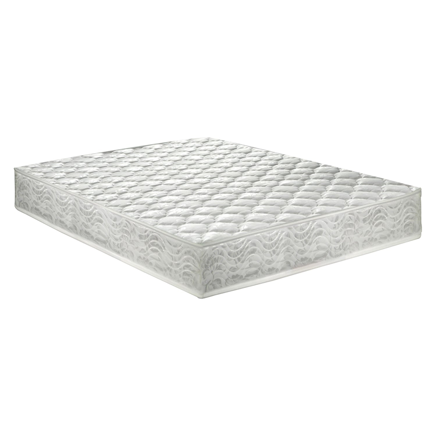 DOUBLE BED WITH MATTRESS SUZIE HM10740 METAL & WOOD IN WALNUT--MATTRESS 150x200cm