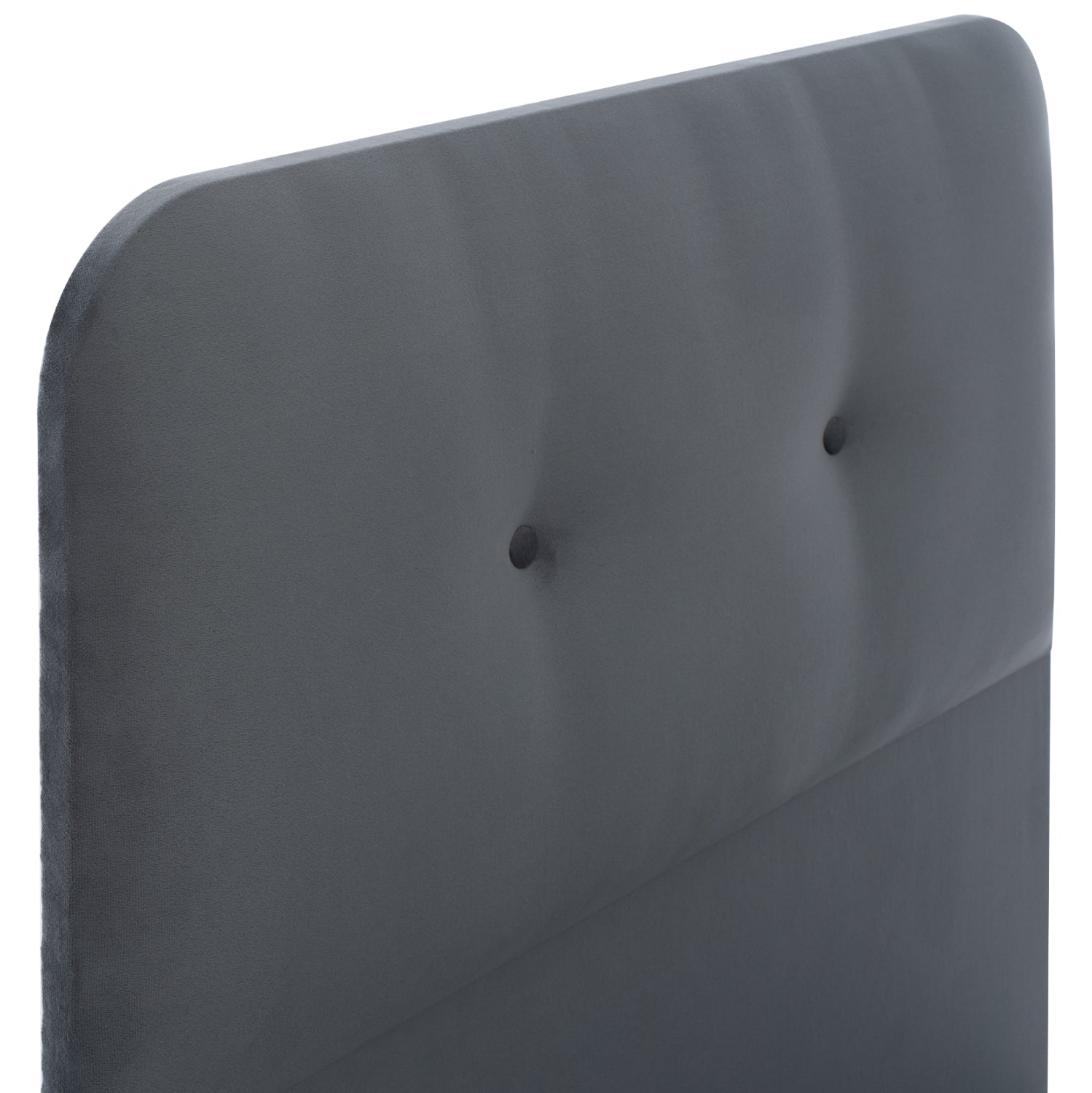 BED DOLORES HM649.10 GREY VELVET 90X200cm
