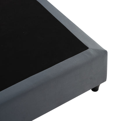 BED DOLORES HM649.10 GREY VELVET 90X200cm