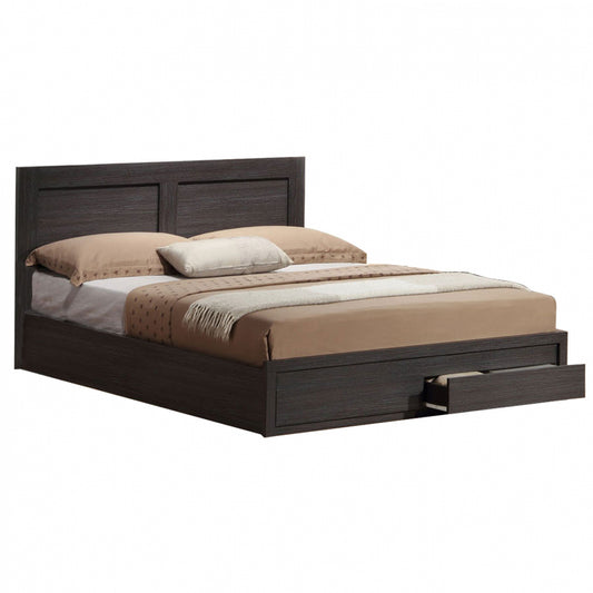 Bed Capri HM312.01 With 2 drawers Zebrano 150x200