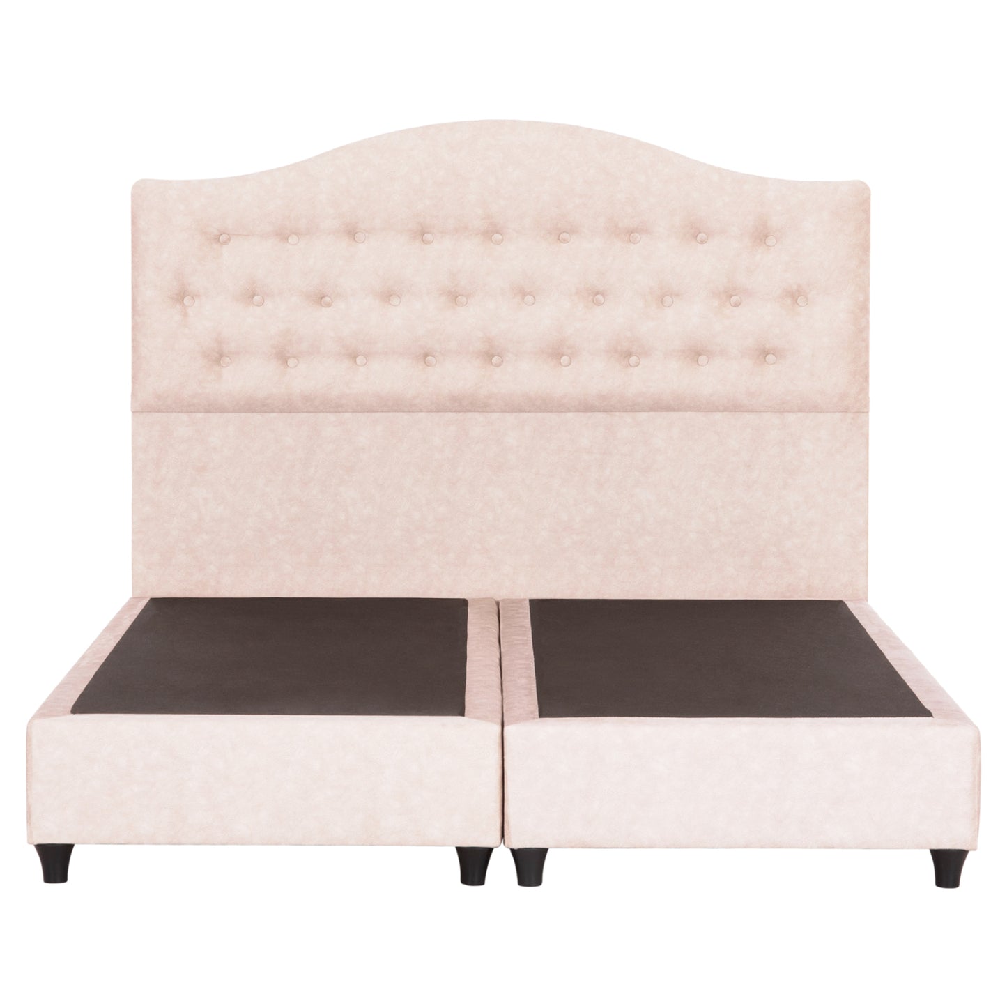 BED MALENA HM638.22 BEIGE FABRIC t.NUBUCK FOR MATTRESS 150x200cm.