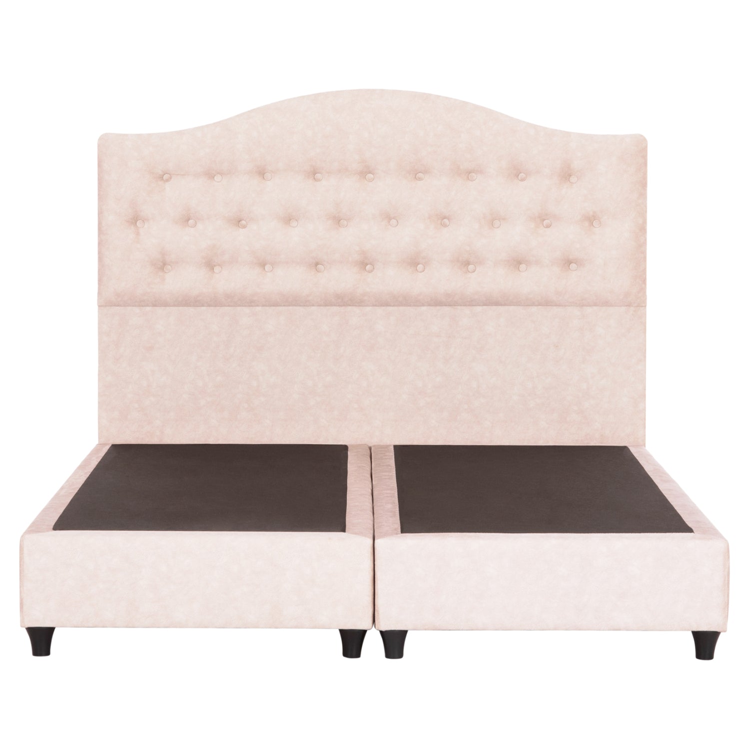 BED MALENA HM638.22 BEIGE FABRIC t.NUBUCK FOR MATTRESS 150x200cm.