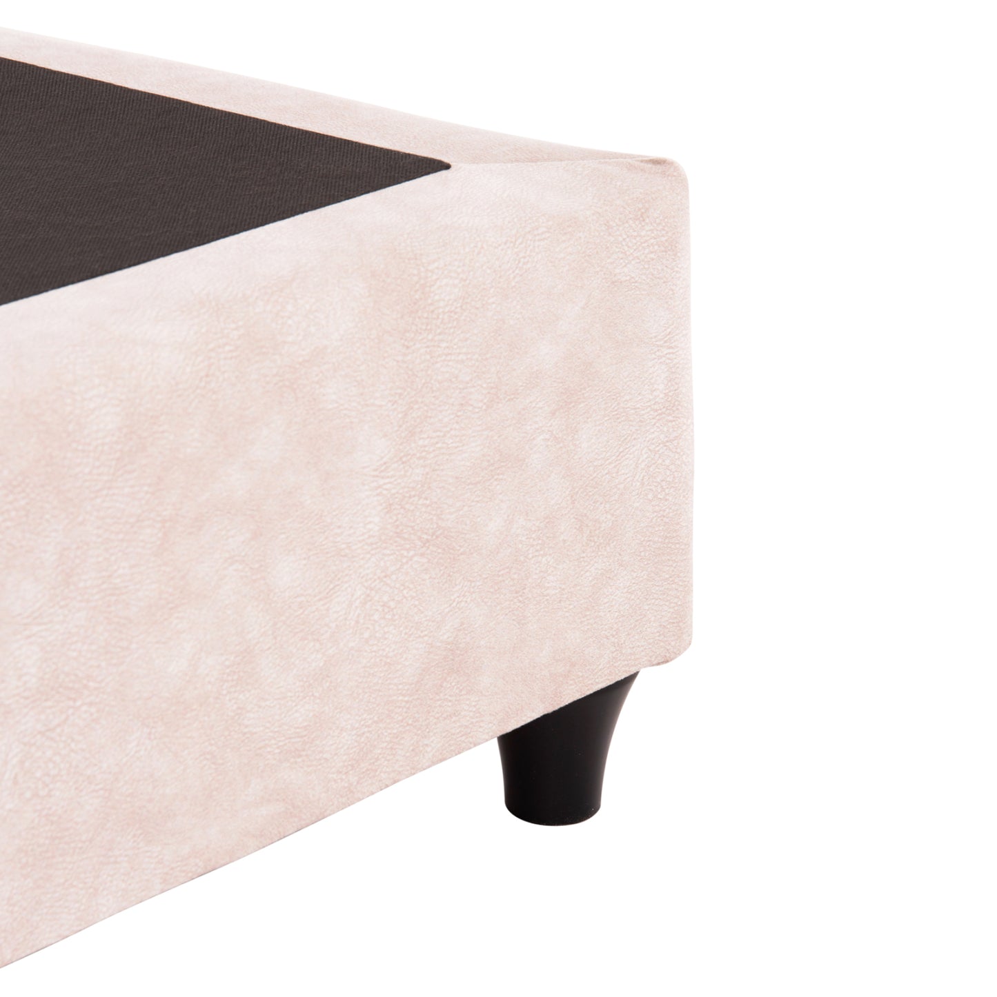 BED MALENA HM638.22 BEIGE FABRIC t.NUBUCK FOR MATTRESS 150x200cm.