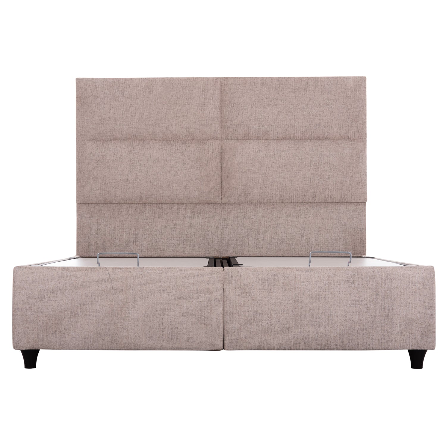 BED WITH STORAGE SPACE MILO HM738.22 BEIGE TEDDY FABRIC FOR MATTRESS 140x200cm