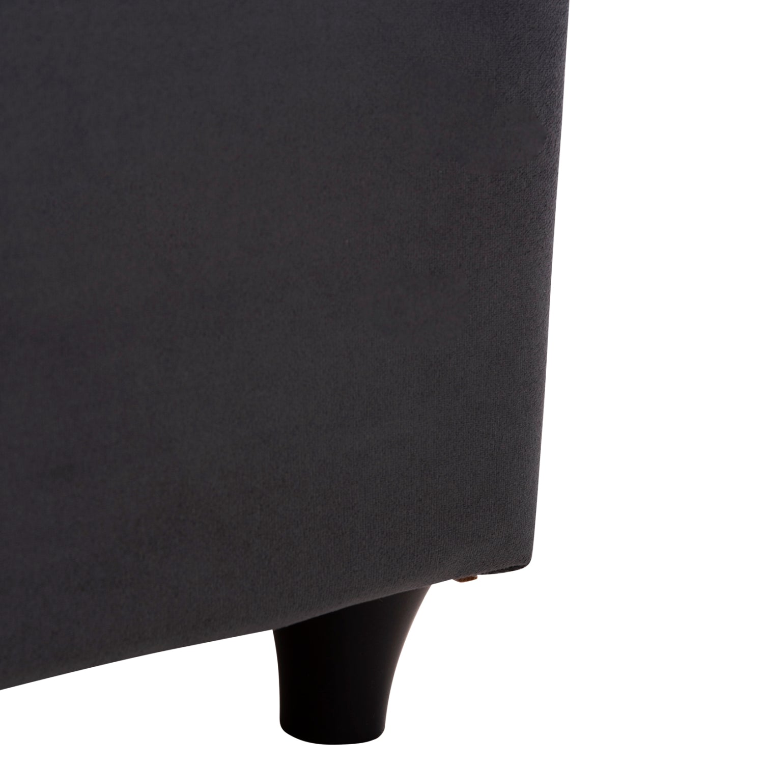 BED WITH STORAGE SPACE IRIDA HM718 GREY VELVET -FOR MATTRESS 160x200cm.
