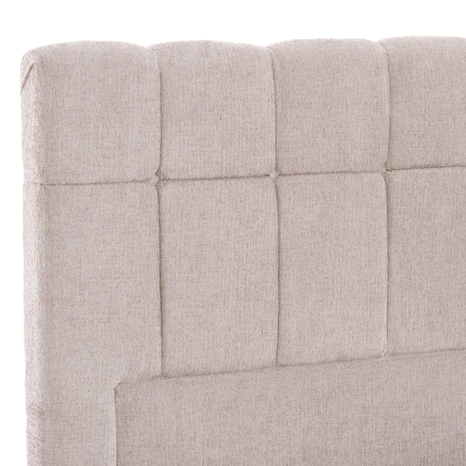 BED WITH STORAGE SPACE RAMON HM720.10 TEDDY FABRIC IN BEIGE-FOR MATTRESS 160x200cm.
