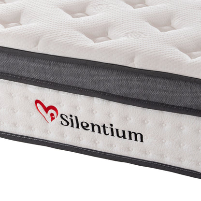 BED WITH MATTRESS & STORAGE SPACE ALLIE HM10805.01 GREY FABRIC--MATTRESS 160Χ200cm