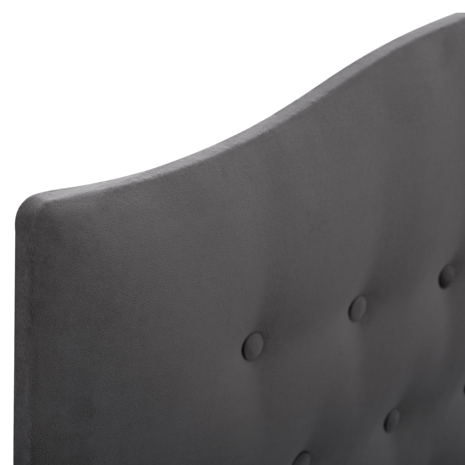 BED WITH MATTRESS DOUBLE MALENA HM21164 GREY VELVET & STORAGE SPACE--FOR 160x200cm