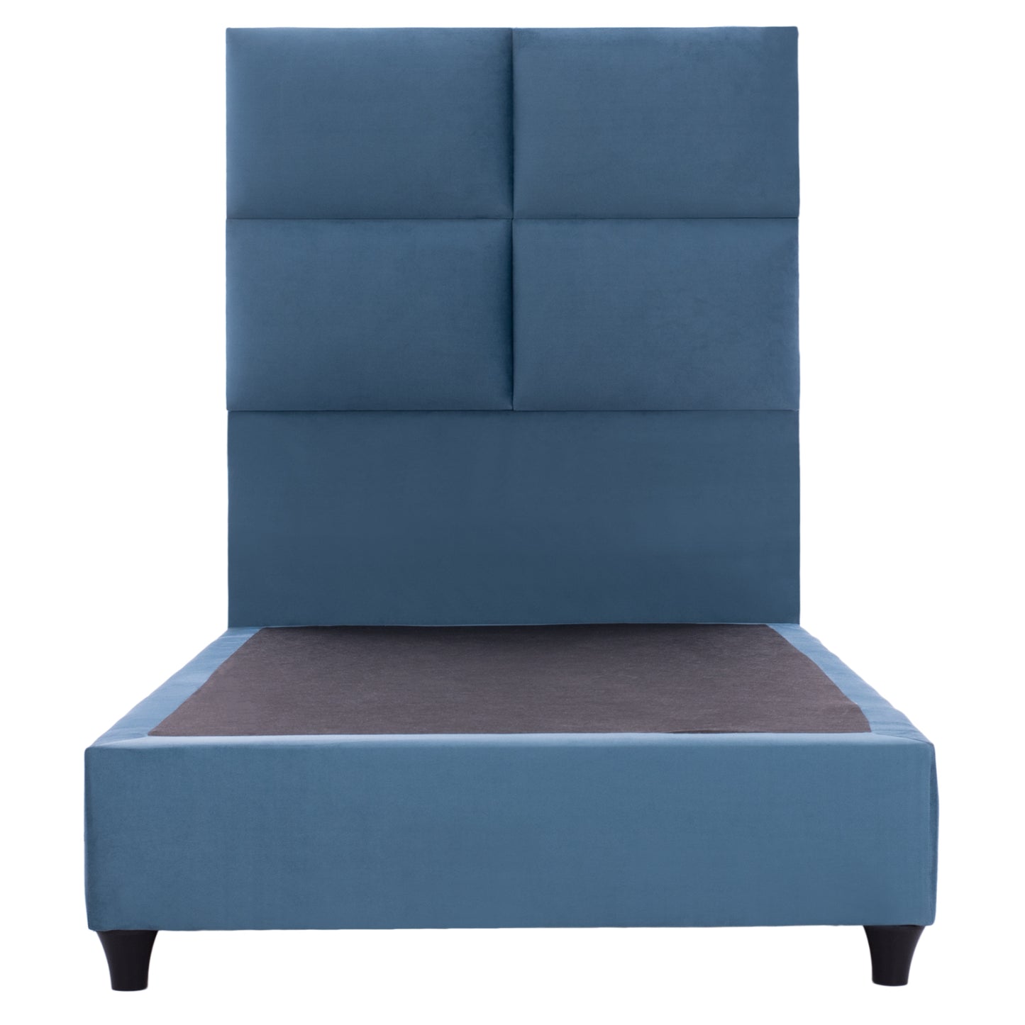 HM652.09 bed MILO, blue velvet, 90x200