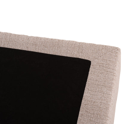 SINGLE BED MILO HM652.32 TEDDY FABRIC IN BEIGE- FOR MATTRESS 90x200cm