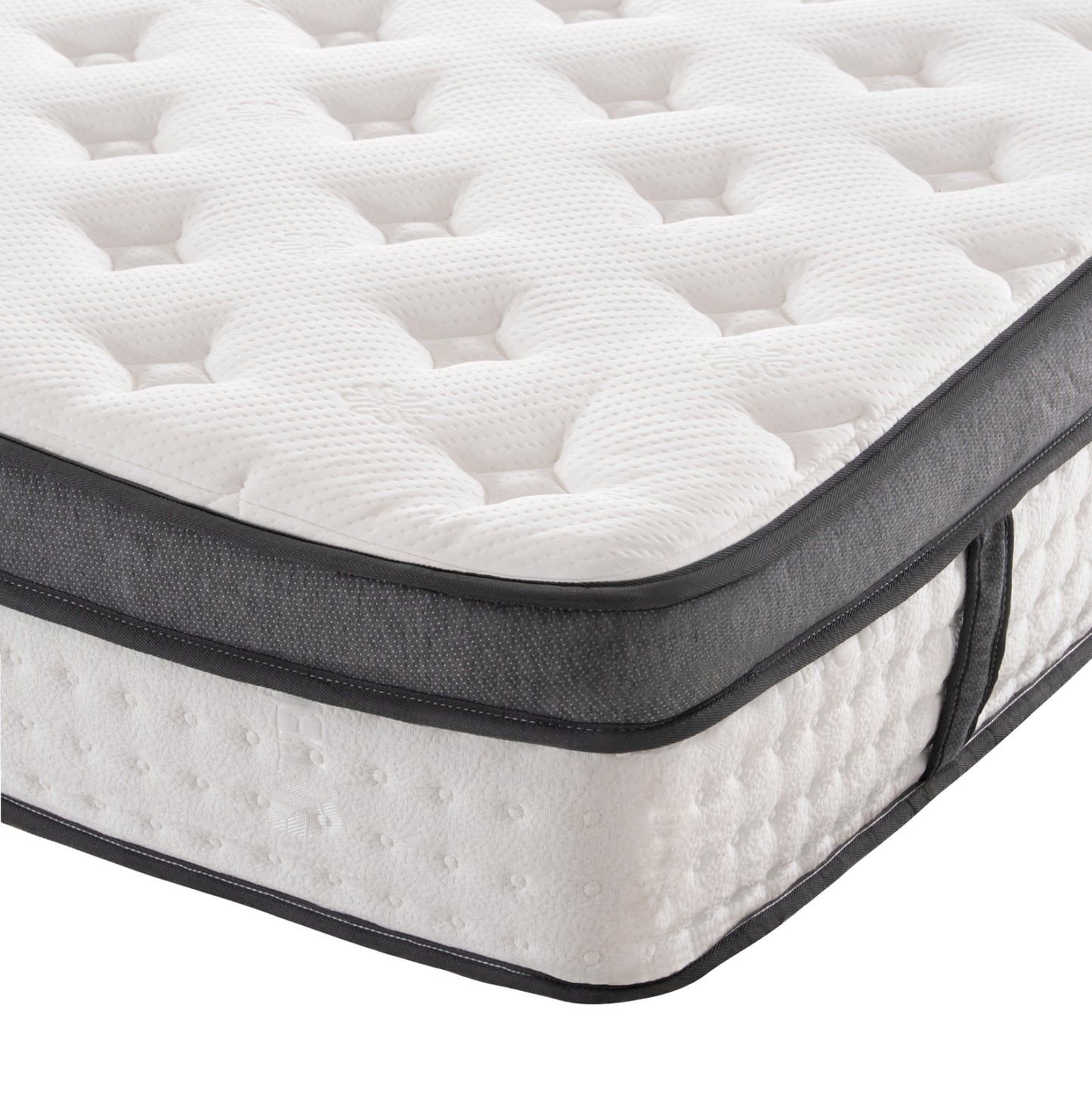 SINGLE BED WITH DRAWER & MATTRESS MELANY HM10745.02 MELAMINE IN SONAMA--FOR 90x190cm.