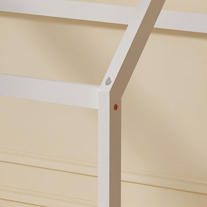 BED FOR KIDS PEPE HM677.03 t.MONTESSORI SOLID PINE WOOD IN WHITE- 190x90cm.