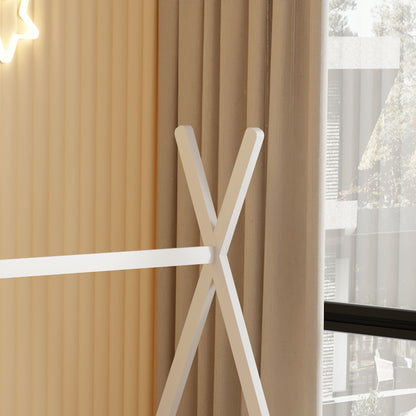 BED FOR KIDS MUNK HM681.03 t.MONTESSORI SOLID PINE WOOD IN WHITE FOR MATTRESS 190x90cm.