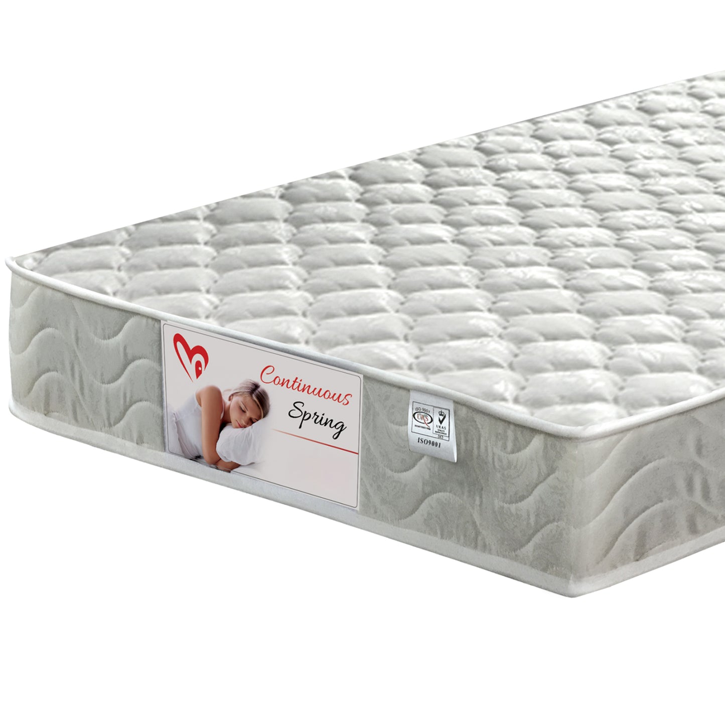 BED WITH MATTRESS GIMLY HM21300 PINE WOOD IN NATURAL COLOR FOR MATTRESS 90x190cm