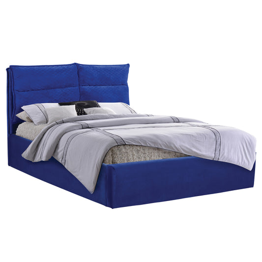 Bed Royalty from blue velvet King Size 160x200 cm. HM563.08
