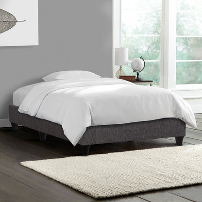 SUBSTRATE BED SIGGY HM721.10 NO STORAGE SPACE--GREY FABRIC--FOR MATTRESS 80x200cm.