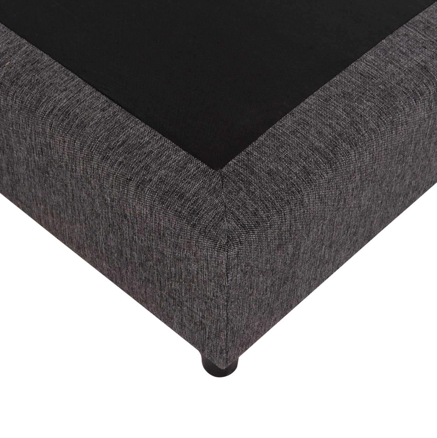 SUBSTRATE BED SIGGY HM721.10 NO STORAGE SPACE--GREY FABRIC--FOR MATTRESS 80x200cm.