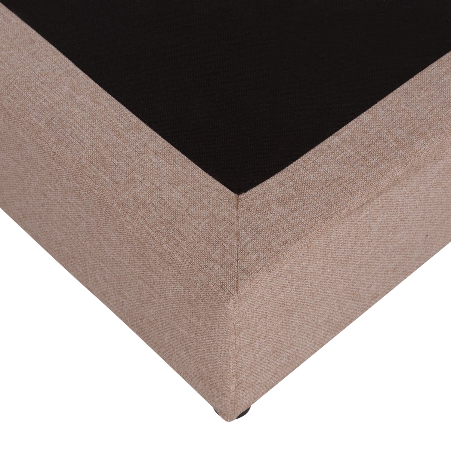 SUBSTRATE BED SIGGY HM722.30 NO STORAGE SPACE--BEIGE FABRIC--FOR MATTRESS 90x200cm.