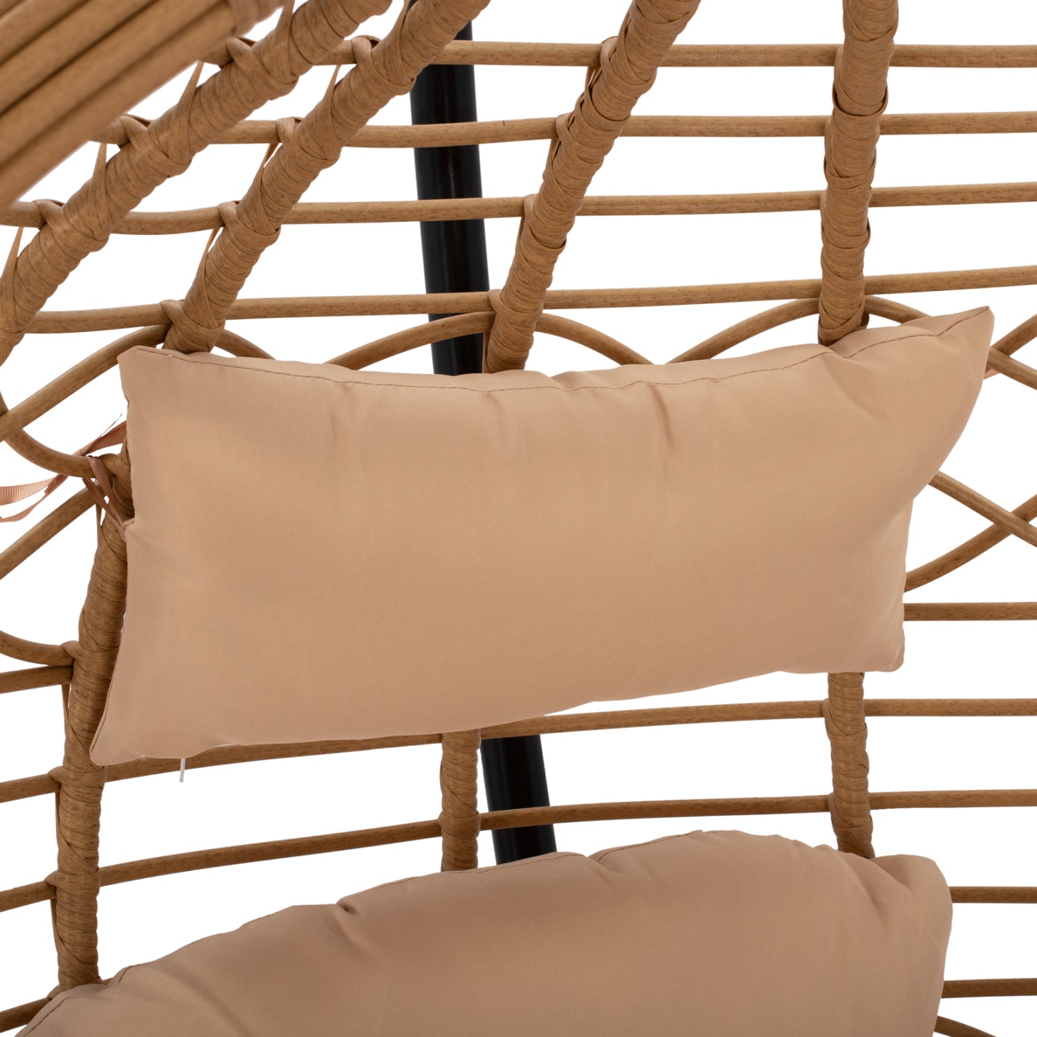 Hanging Armchair Nest Black-Beige with Pillow HM5750.01 105''x195cm