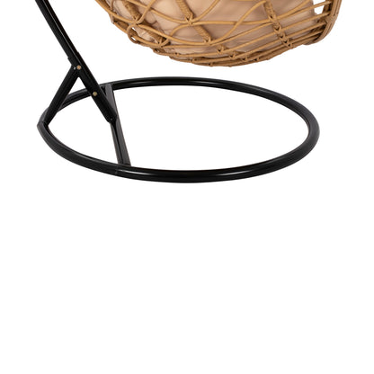Hanging Armchair Nest Black-Beige with Pillow HM5750.01 105''x195cm