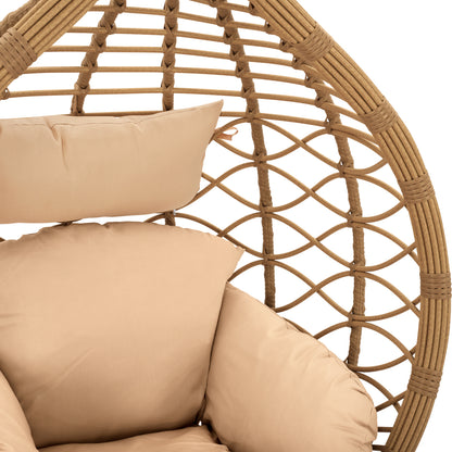 Hanging Armchair Nest Dark Grey - Beige with pillow HM5755.01 105''x195cm