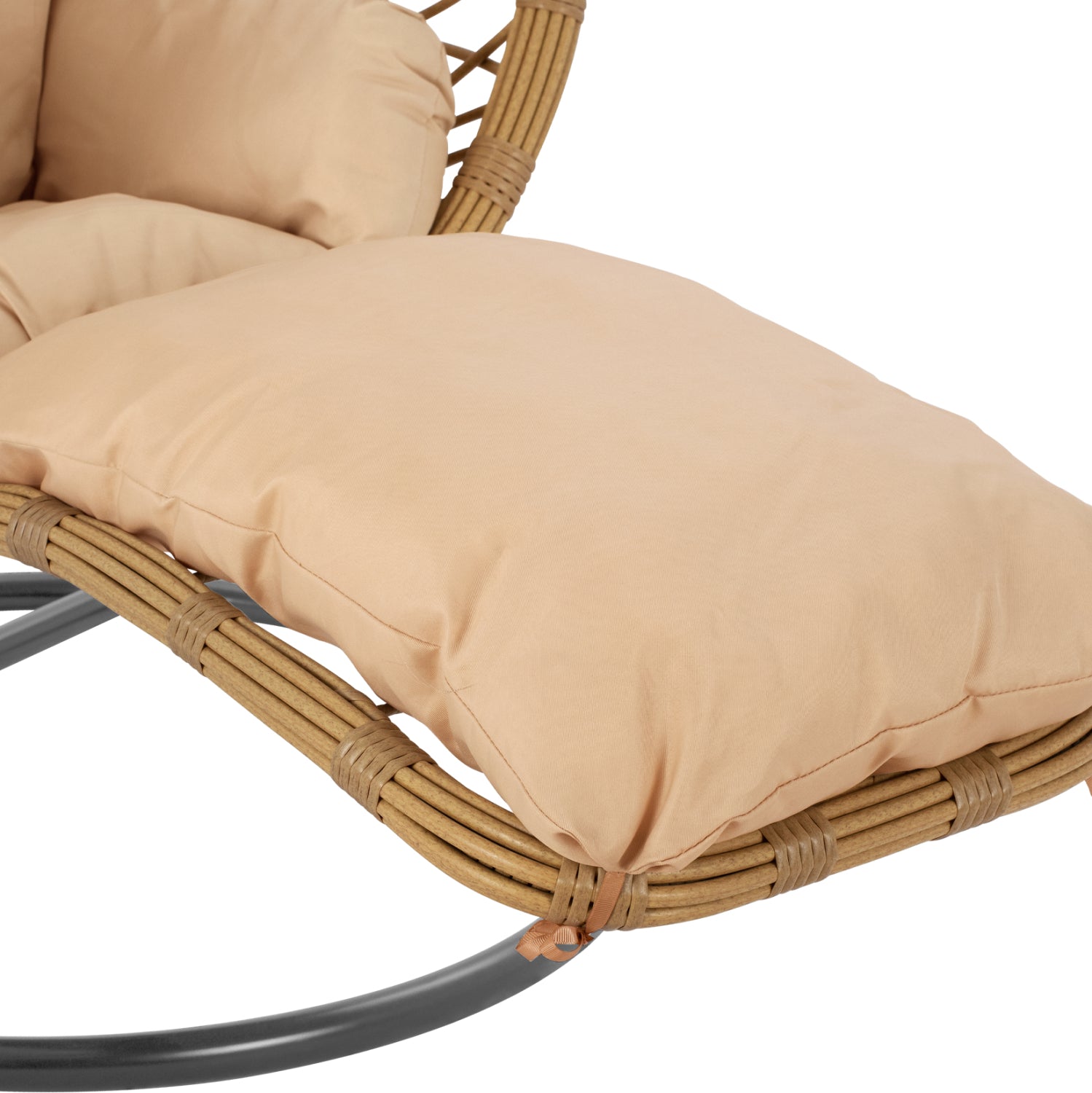 Hanging Armchair Nest Dark Grey - Beige with pillow HM5755.01 105''x195cm
