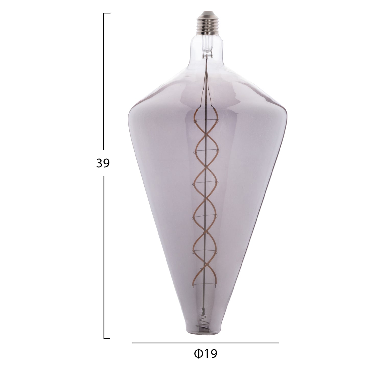 LIGHT BULB HM4054.03 LED FILAMENT 8W E27 3000K SMOKE COLOR DIMMABLE
