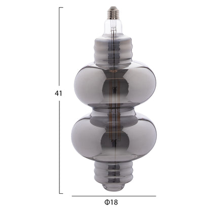LIGHT BULB LED FILAMENT 8W E27 3000K SMOKE COLOR DIMMABLE HM4053.03