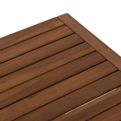 OUTDOOR LOUNGE SET 3PCS SHIGAN HM10993 ACACIA WOOD--HEAD CUSHION IN BEIGE