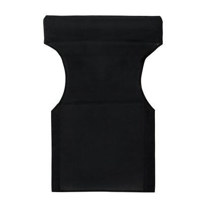 Pillow black color 2x1 for director's armchair HM5272.05 46.5χ53χ80