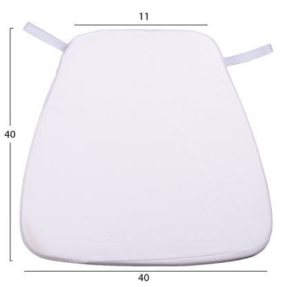 CUSHION TIFFANYS HM8058.41FC WITH WHITE WATER REPELLENT FABRIC 43.5x40x3(thickness)cm.κ.